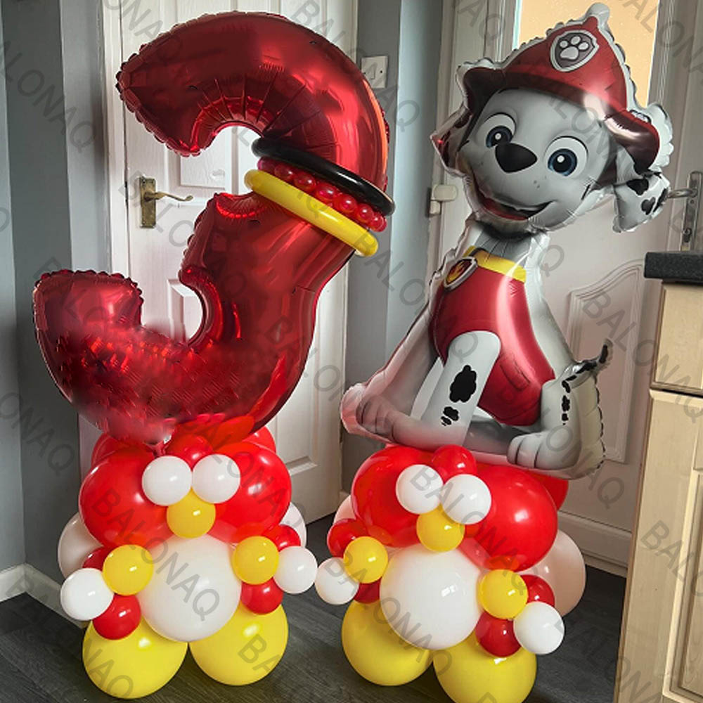 Pet Supplies Direct - 47pcs Paw Patrol Balloon Captain Ryder