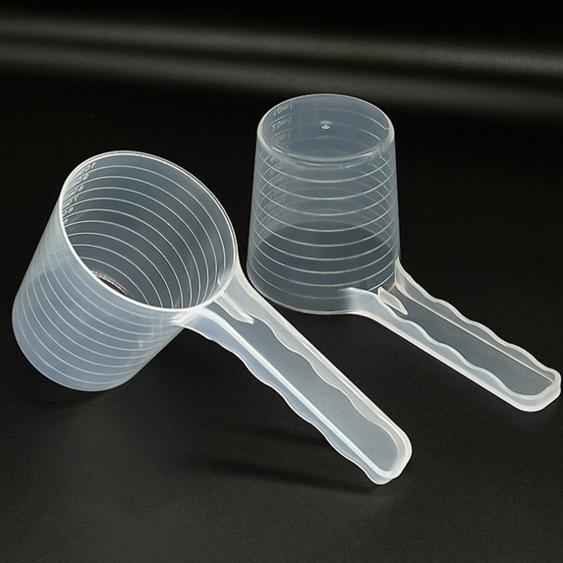 Pet Supplies Direct - 1Pc 50g 100ml Transparent Pet Measuring