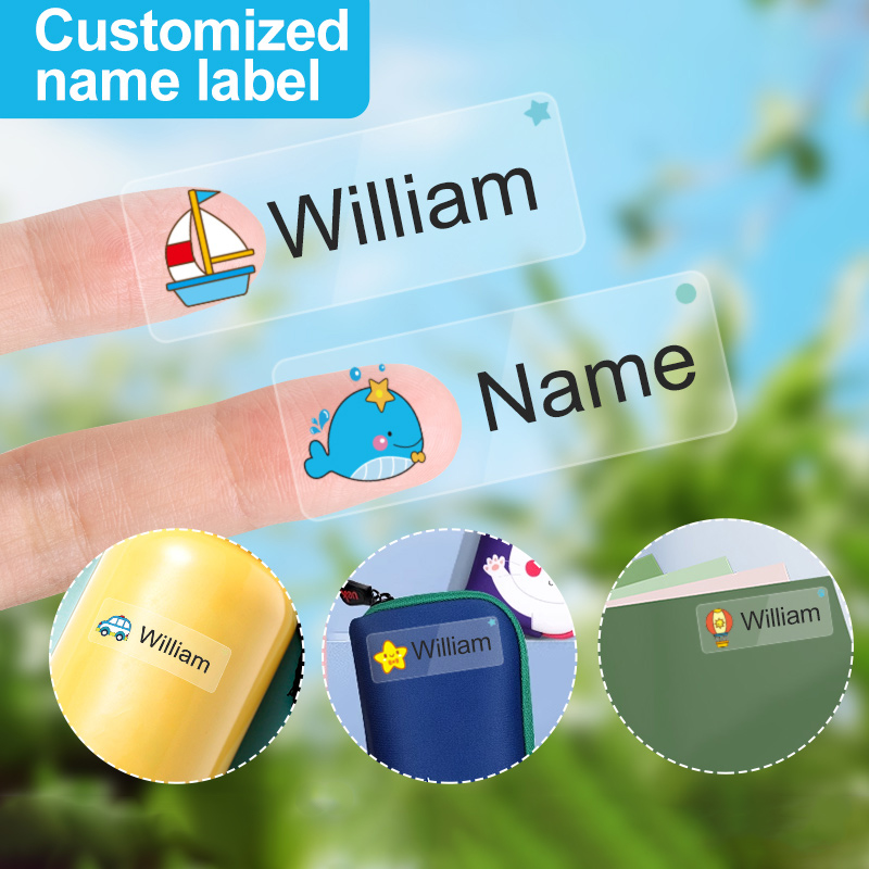 Custom Transparent Name Sticke - Pet Supplies Usa 评论和价格