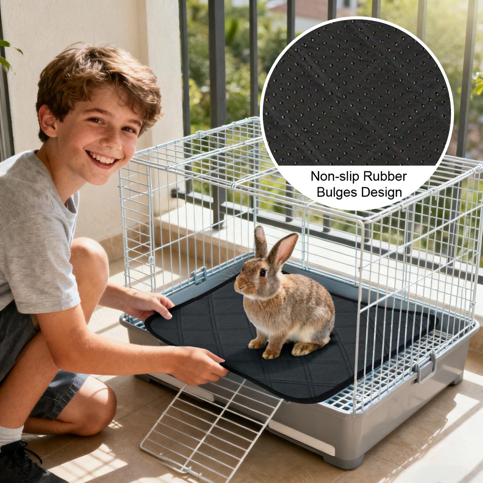 Bunny Cage Liner 4 Pieces Trai - Hedgehog Bedding Liner 评论和价格