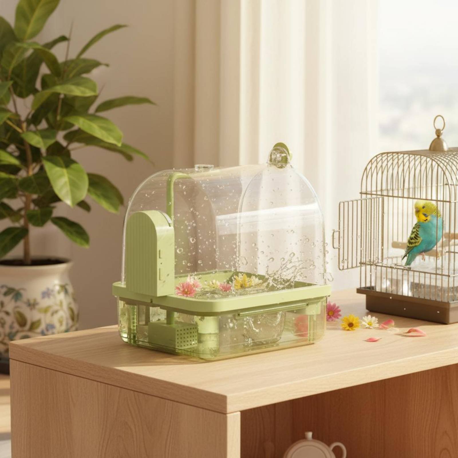 Automatic Bird Bath Wireless S - Pet Supplies Usa 评论和价格