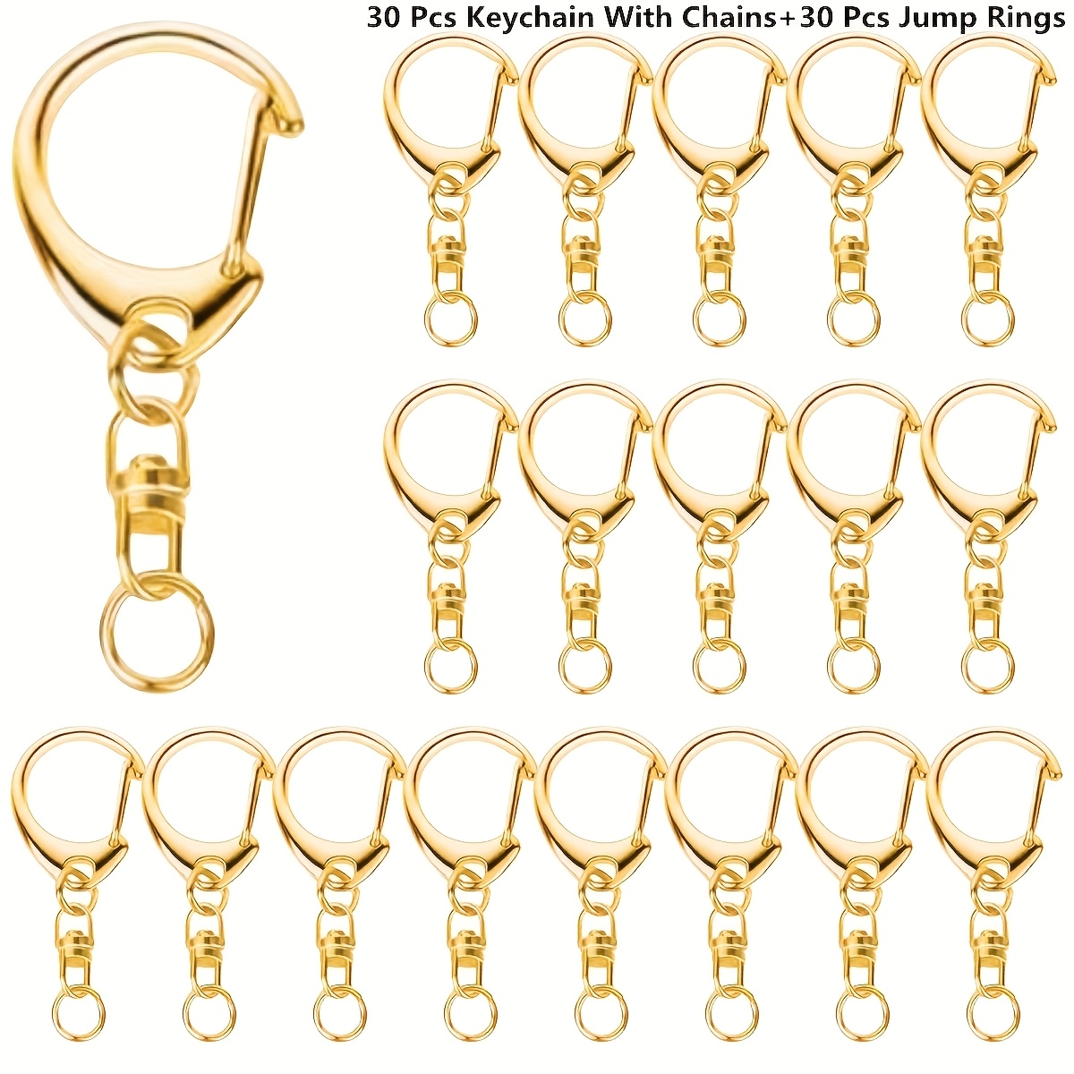 60pcs Golden Great Keychain Lo - Pet Supplies Usa 评论和价格