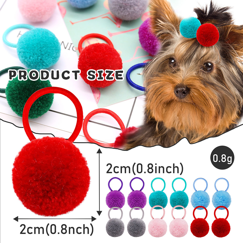 10PCS Hair Rubber Dog Accessor - Pet Supplies Pet Shop 评论和价格